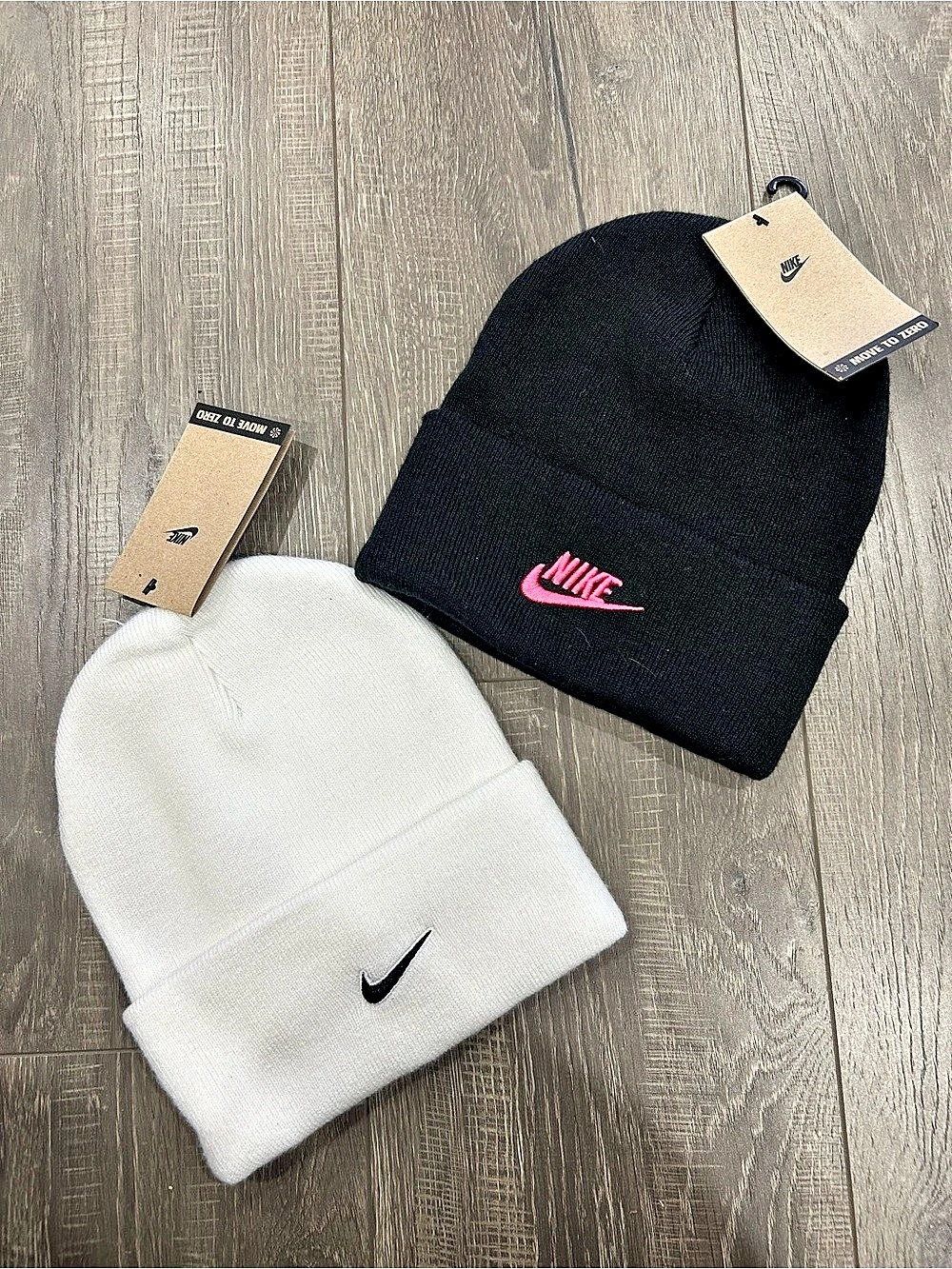 2/$45 Nike Beanies Black & White